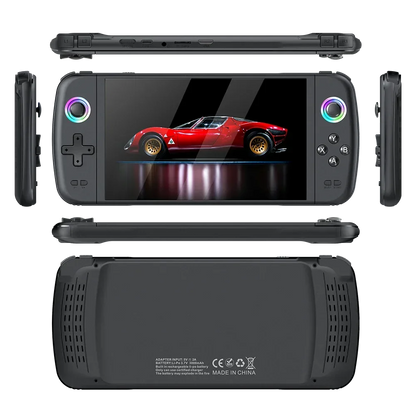 BOYHOM-consola de videojuegos portátil M27, portátil, Retro, de bolsillo, pantalla IPS de 7,0 ", pantalla 1024x600, luz RGB, compatible con salida HDMI Emelec
