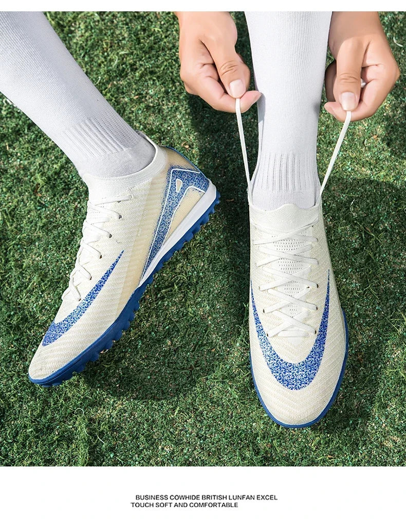 Botas de fútbol de entrenamiento profesional para hombre, zapatos de fútbol ultraligeros, Unisex, venta al por mayor, transpirables, envío directo, fútbol sala interior