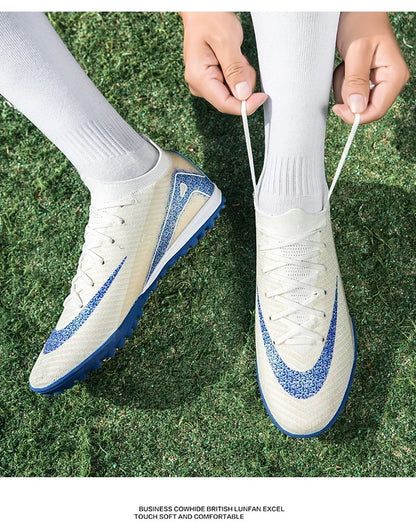 Botas de fútbol de entrenamiento profesional para hombre, zapatos de fútbol ultraligeros, Unisex, venta al por mayor, transpirables, envío directo, fútbol sala interior