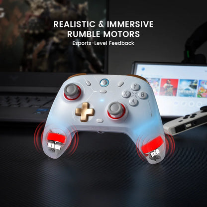 Controlador inalámbrico GameSir Cyclone 2 para Nintendo Switch 2 / iPhone / Android, Gamepad Bluetooth con disparadores de efecto Hall