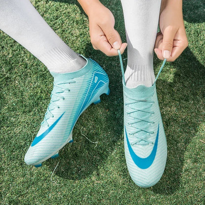 Botas de fútbol de entrenamiento profesional para hombre, zapatos de fútbol ultraligeros, Unisex, venta al por mayor, transpirables, envío directo, fútbol sala interior