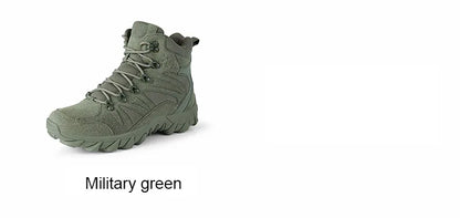 Botas de entrenamiento de combate tácticas mejoradas para hombre, zapatos de senderismo de respuesta rápida antidesgaste para acampar al aire libre, zapatillas de pesca y caza para hombre