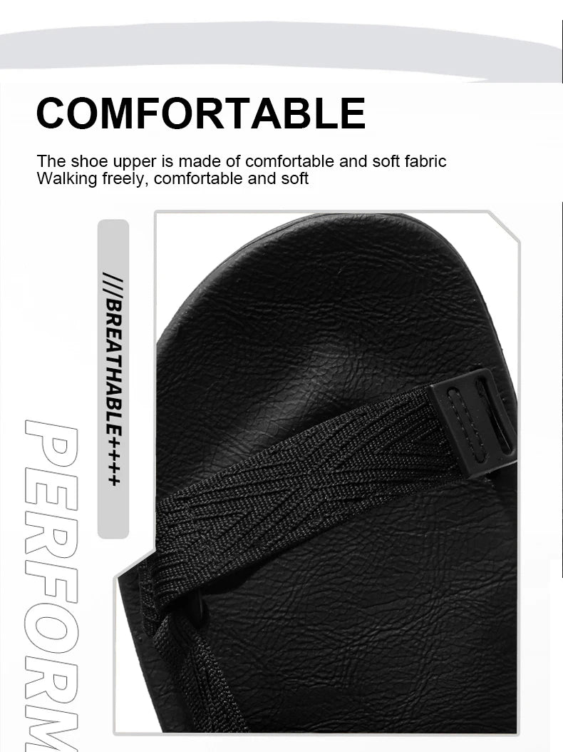 Sandalias Wadable de verano para exteriores, plantilla para esterilla de Yoga con soporte para arco para hombre, zapatillas de playa abiertas de gladiador, zapatos planos antideslizantes y duraderos para hombre