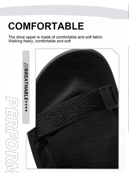 Sandalias Wadable de verano para exteriores, plantilla para esterilla de Yoga con soporte para arco para hombre, zapatillas de playa abiertas de gladiador, zapatos planos antideslizantes y duraderos para hombre