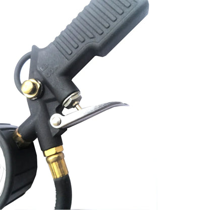 Medidor Digital de presión de neumáticos de coche, tipo pistola, monitoreo de inflado, compresor de aire desinflable, bomba de aire para motocicleta SUV, herramienta de reparación de neumáticos