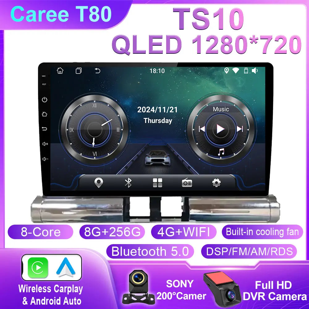 Radio de coche para Citroen C3 2018 - 2023 Android Multimedia navegación GPS Carplay Android Auto unidad principal estéreo Autoradio No 2 Din