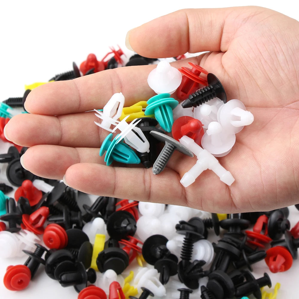 Para Opel astra h j g insignia Seat leon ibiza Jaguar 50/100 Uds sujetador de coche mixto parachoques de puerta de coche Clips de remache de guardabarros