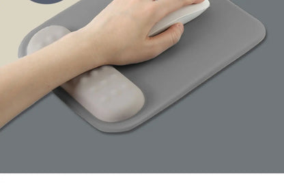 Alfombrilla de ratón con reposamuñecas, base de silicona antideslizante ergonómica, accesorios para juegos, alfombrilla para ratón, alfombrilla para muñeca de espuma viscoelástica