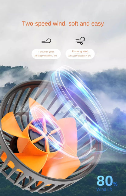 Ventilador automotriz del coche del ventilador 12v 24v 360 °   Ventilador de aire ajustable de 3 cabezales, tarjeta de estacionamiento temporal multifuncional de poco ruido, ventilador para vehículos