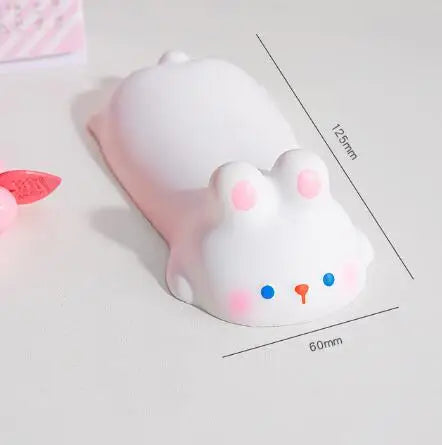 Nuevo soporte bonito para reposamuñecas para alfombrilla de ratón, reposabrazos para ordenador portátil, escritorio, ergonómico, Kawaii, juguetes blandos de elevación lenta