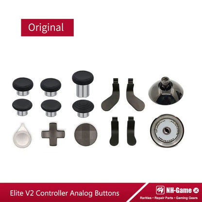 Kit de carcasa de repuesto para controlador Xbox Elite Series 2, funda frontal trasera LB RB, empuñaduras de botón de parachoques, bolsa de transporte