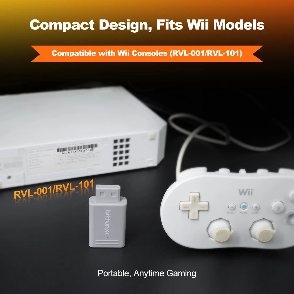 Bitfunx Mini Adaptador de Audio y Vídeo Convertidor YPBPR a HDMI para Consola de Juegos PAL NTSC Wii Plug and Play