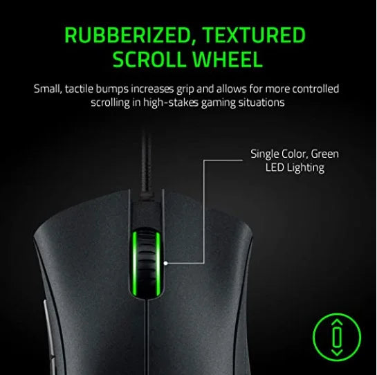Razer DeathAdder Essential Ratón para juegos por cable/ratones con cable 6400DPI 5 botones independientes para ordenador portátil PC Gamer