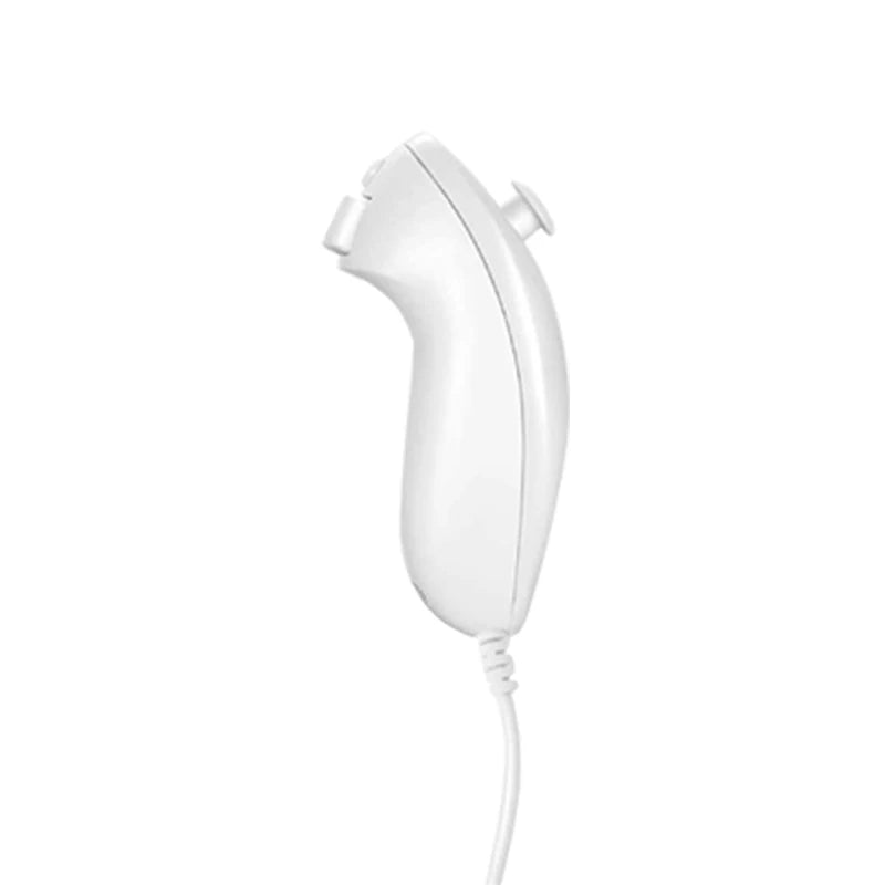 Un par de mandos a distancia con controlador Nunchuck para juegos Wii Control para consola Wii Gamepad inalámbrico con Motion Plus