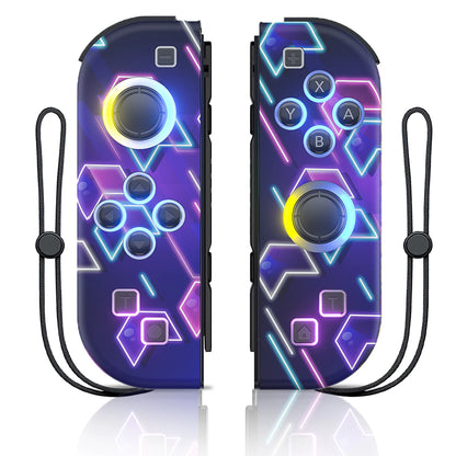 Controlador de mando Joy Pad para Nintendo Switch/Led Lite/Pc Joystick inalámbrico Rgb Grip soporte despertador y función Turbo 6 ejes