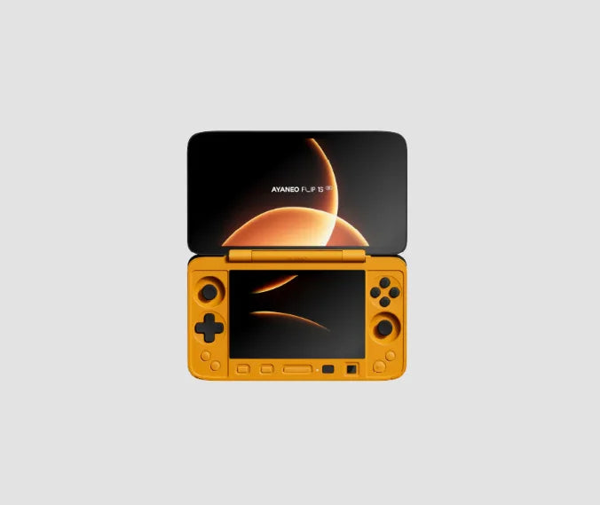 AYANEO Flip 1S DS Flip consola de juegos 7 "1080P 144Hz pantalla OLED consola portátil HX370 8840U máquina de juegos de pantallas duales