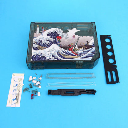 Con cubierta de embalaje al por menor, juego completo de piezas de repuesto de carcasa para consola de juegos Wii, estuche de reparación con botones, 11 colores