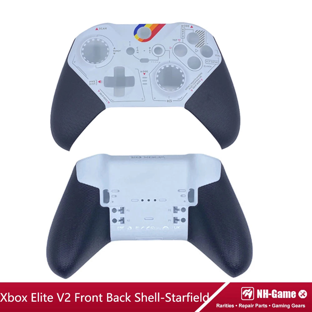 Kit de carcasa de repuesto para controlador Xbox Elite Series 2, funda frontal trasera LB RB, empuñaduras de botón de parachoques, bolsa de transporte