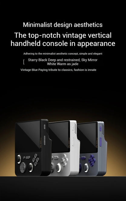 2025 NUEVA consola de juegos GAMEMT E5 Ultra portátil Joystick de efecto Hall 60Hz Pantalla táctil IPS 5000mAh Consolas Android portátiles