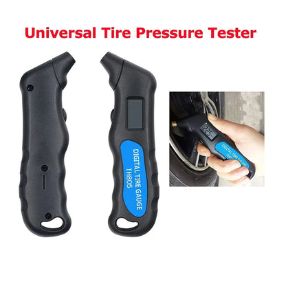 Medidor de presión de aire de neumáticos de coche Digital Universal TH805, probador de pantalla LCD para coche, camión, Motor y bicicleta