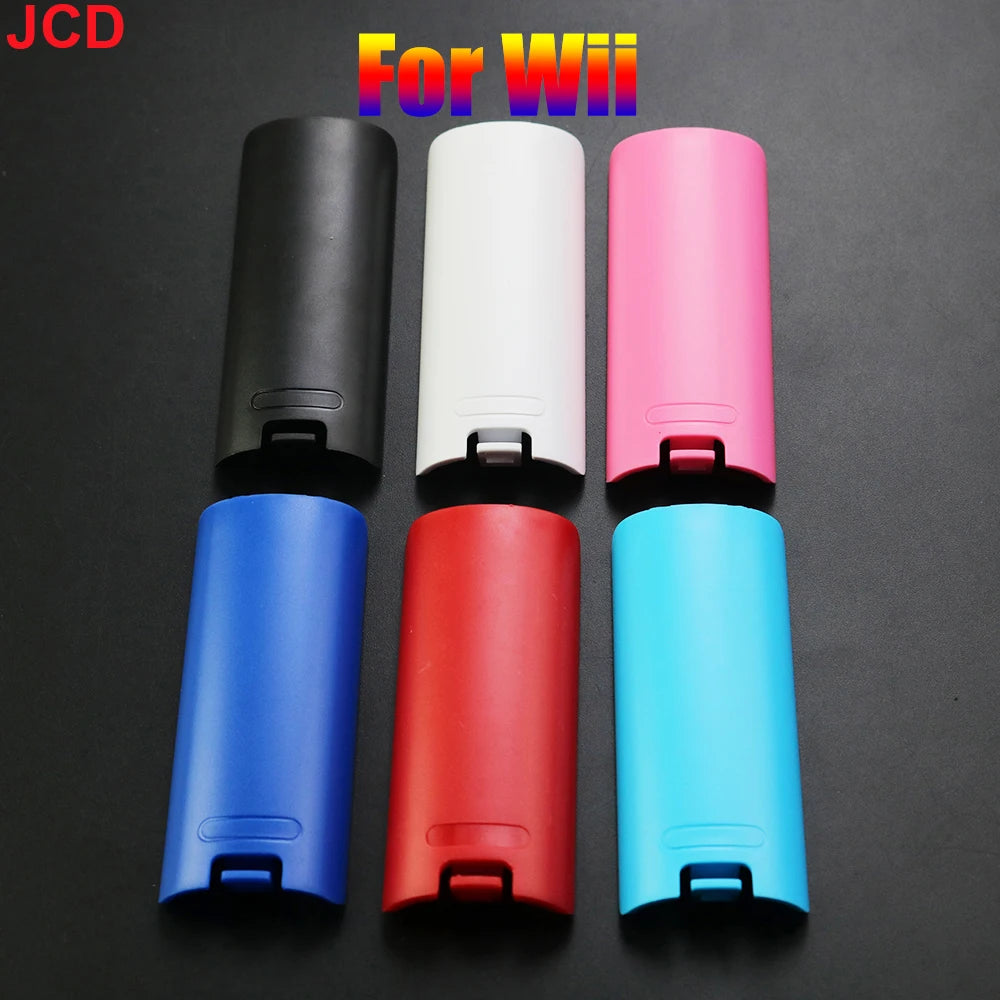 JCD 1 Uds controlador de juego inalámbrico funda de batería contraportada para Wii Gamepad remoto agarre funda de batería