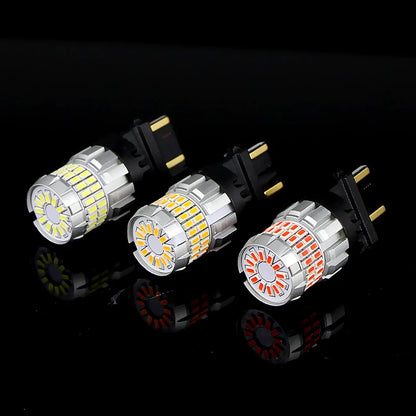 2 uds Canbus luz LED de circulación diurna bombilla DRL 3157 P27/7W T25 para Jeep Compass 2011-2016 Grand Cherokee 2011 2012 2013