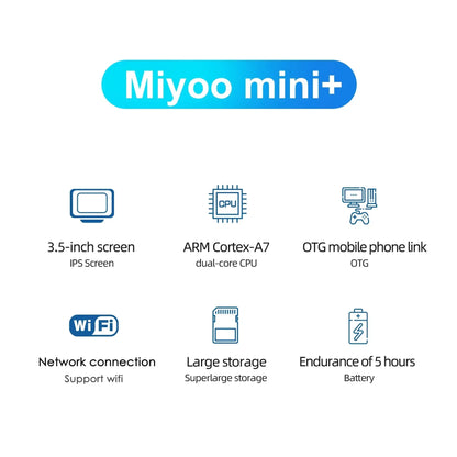 Consola de juegos portátil Retro MIYOO Mini Plus V2 Mini + pantalla IPS consola de videojuegos clásica sistema Linux regalo para niños