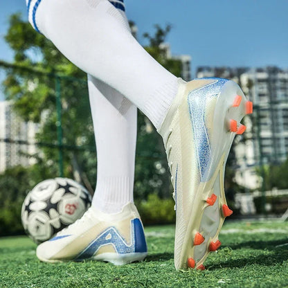 Botas de fútbol de entrenamiento profesional para hombre, zapatos de fútbol ultraligeros, Unisex, venta al por mayor, transpirables, envío directo, fútbol sala interior