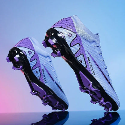 Nuevas zapatillas de deporte para hombre, botas de fútbol, botines de fútbol de caña media, zapatos de fútbol antideslizantes de alta calidad, superventas, FG/TF, fútbol sala interior