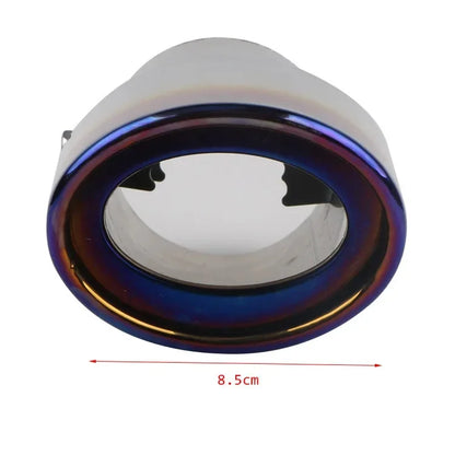 Accesorios para coche, manguito de tubo de escape para automóvil, silenciador de garganta trasera, silenciador dorado, tubo de escape modificado de acero inoxidable