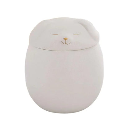 Urna funeraria de cerámica para mascotas, bonita caja de almacenamiento de cenizas de 200ml, tarro sellado a prueba de humedad, urnas de cremación para perros y gatos, suministros para perros