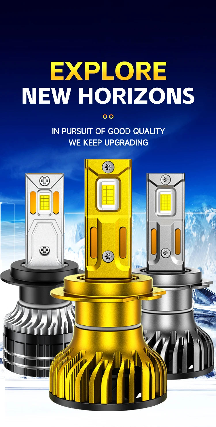 ZTZPIE-bombilla Led Canbus 6000K HB3 HB4 9005 9006 H1 H11, 30 piezas, CSP 9985, lámpara H7 H4, Faro de coche, luz antiniebla, 300W, 30000LM, 12V