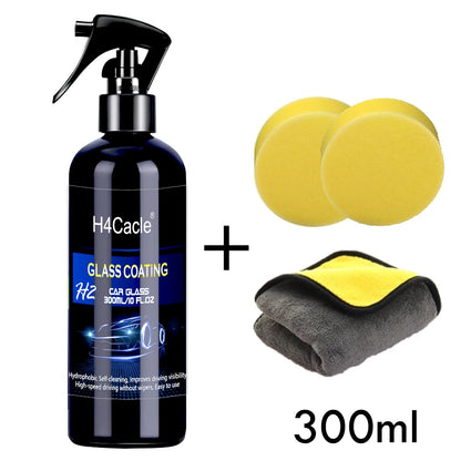 Spray repelente al agua H4Cacle, revestimiento antilluvia para vidrio de coche, líquido hidrofóbico antilluvia, prevención de aguas residuales, peligros de radiación