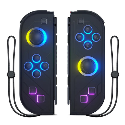 Joypad para for Nintendo Switch/OLED/Lite-vibración Turbo Wake-up FUNC NO Drift, controlador inalámbrico L/R mango luz RGB