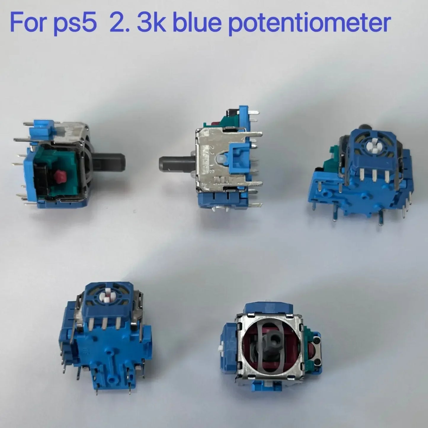 50 Uds Original nuevo para Ps5 controlador Dualsense 3D palo analógico para Playstation 5 botón de Joystick 2,3 K potenciómetro azul