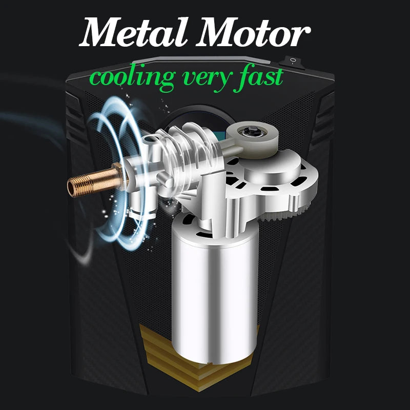 Inflador de neumáticos Digital DC 12 voltios bomba de compresor de aire portátil para coche 150 PSI compresor de aire para coche motocicletas bicicletas