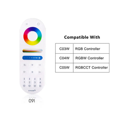 Tuya WiFi LED controlador Alexa Google Home Control de voz RGB RGBW CCT tira de LED controlador inteligente aplicación BT RF remoto 2,4G DC12V-24V