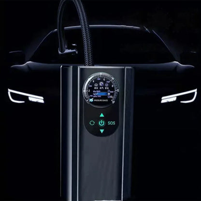 ABUN-Mini bomba de aire para coche, Inflador de neumáticos Digital, bomba de compresor de aire portátil para coche, motocicleta, bicicleta, neumático inflable
