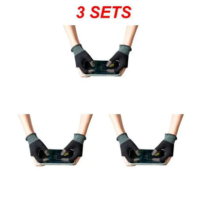 1/3/5 juegos de guantes con funda para el pulgar, accesorios sensibles a prueba de sudor para jugadores, guantes para yemas de los dedos con pantalla táctil, cubierta transpirable