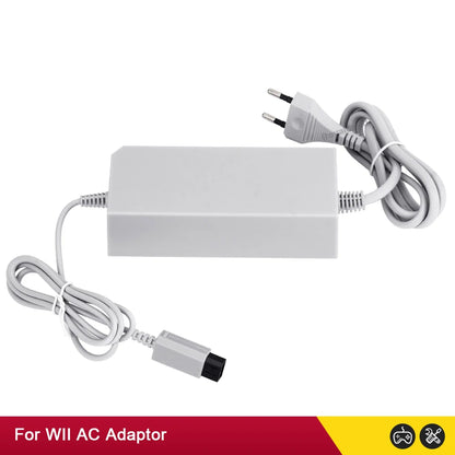 Nuevo adaptador de corriente alterna con enchufe UE EE. UU. para consola Nintendo WII, cargador de Cable de carga 100-240V DC 12V/3.7A, fuente de alimentación para consola Wii