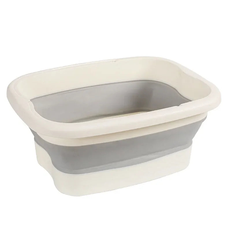 Cubo de masaje plegable para baño de pies, cubo para remojo, lavabo plegable, Spa, cubo para baño de pies, Sauna para el hogar, bañera para pedicura