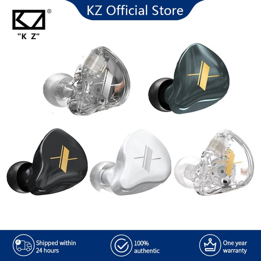 Auriculares KZ EDX 1 auriculares con graves HIFI dinámicos auriculares con Monitor deportivo con cancelación de ruido