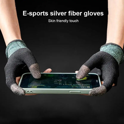1/3/5 juegos de guantes con funda para el pulgar, accesorios sensibles a prueba de sudor para jugadores, guantes para yemas de los dedos con pantalla táctil, cubierta transpirable