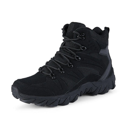 Botas de entrenamiento de combate tácticas mejoradas para hombre, zapatos de senderismo de respuesta rápida antidesgaste para acampar al aire libre, zapatillas de pesca y caza para hombre