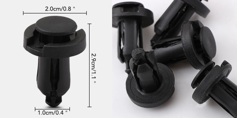 Para Opel astra h j g insignia Seat leon ibiza Jaguar 50/100 Uds sujetador de coche mixto parachoques de puerta de coche Clips de remache de guardabarros