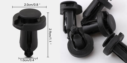 Para Opel astra h j g insignia Seat leon ibiza Jaguar 50/100 Uds sujetador de coche mixto parachoques de puerta de coche Clips de remache de guardabarros