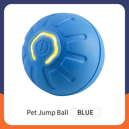 Pelota de juguete inteligente para perros, juguete interactivo electrónico para mascotas, pelota móvil USB, rebote en movimiento automático para cachorros, regalo de cumpleaños, producto para gatos