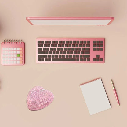 Forma corazón mouse inalámbrico mouse ergonómico para comodidad adecuada para todos los usuarios para establecer x7JC