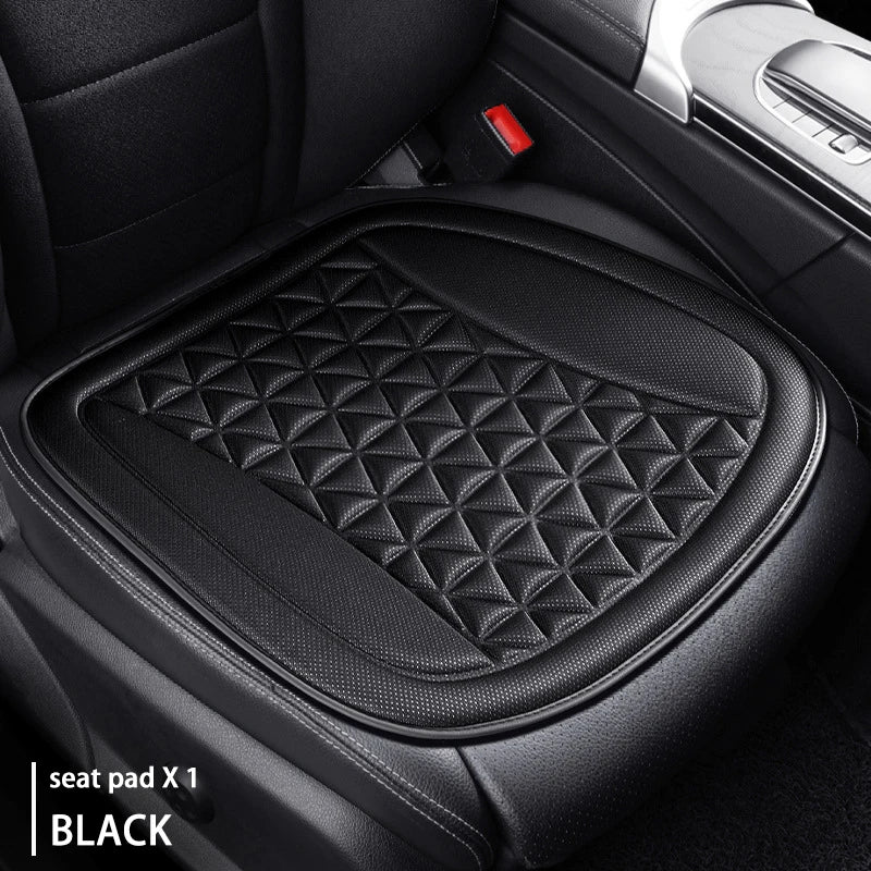 Funda Universal 3D para asiento de coche, alfombrilla protectora, cojín suave, diseño convexo Y, conjunto completo para la mayoría de los coches, accesorios interiores, almohadilla para asiento