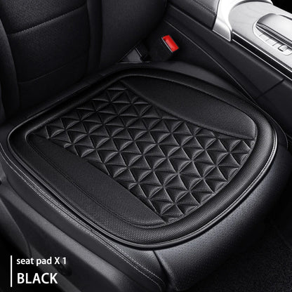 Funda Universal 3D para asiento de coche, alfombrilla protectora, cojín suave, diseño convexo Y, conjunto completo para la mayoría de los coches, accesorios interiores, almohadilla para asiento